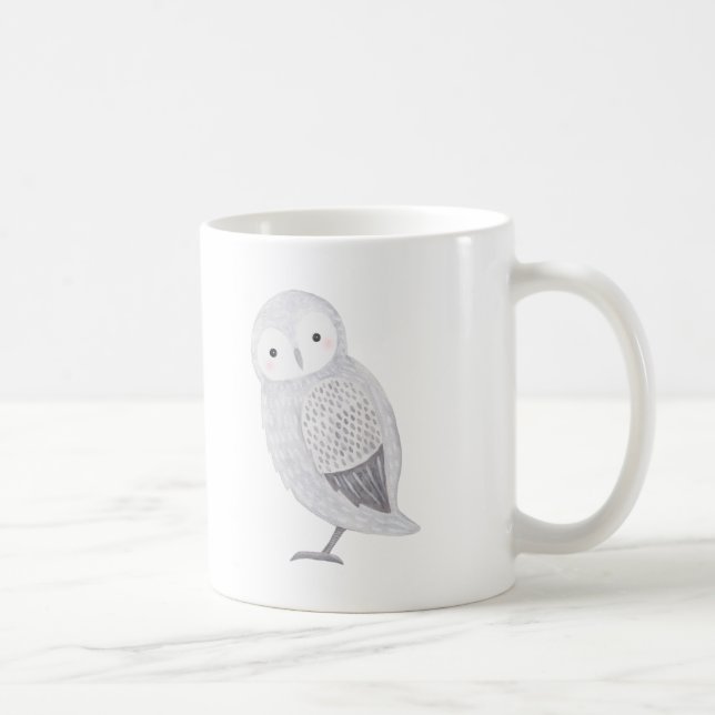 Custom Owl Mug Personalized Mug Cute Owl Art Mug (Right)