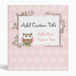 Custom Owl Photo Album Binder at Zazzle