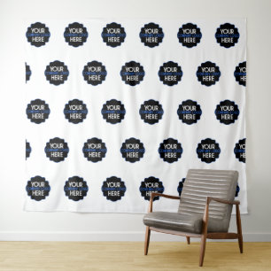 Custom Own Business Logo Step and Repeat Backdrop