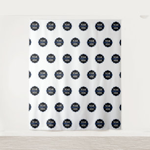 Custom Own Business Logo Step and Repeat Backdrop