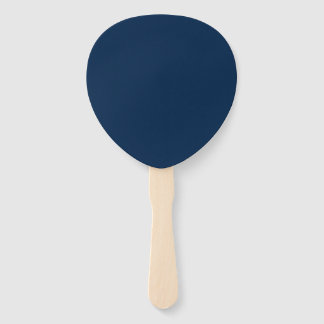Custom Oxford Blue Teardrop Fans
