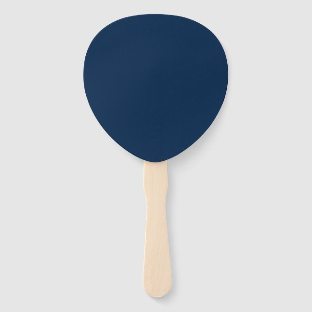 Custom Oxford Blue Teardrop Fans (Front)
