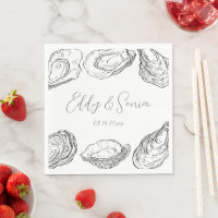 Custom Oyster Party Napkins