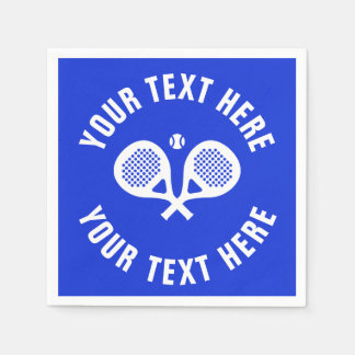 Custom padel tennis napkins