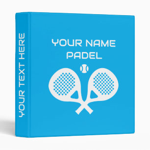 Custom padel tennis ring binder for sports