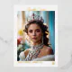 Custom Pageant Autograph Cards | Elegant Foil | Zazzle