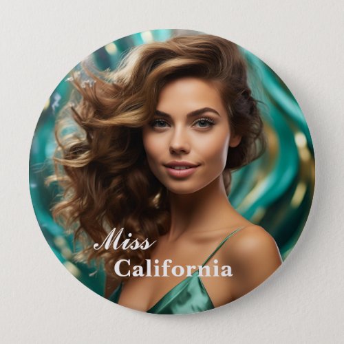 Custom Pageant Button Pin