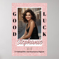 Custom Pageant Door Banner Poster