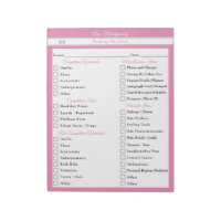 Custom Pageant Packing Checklist for Pageants