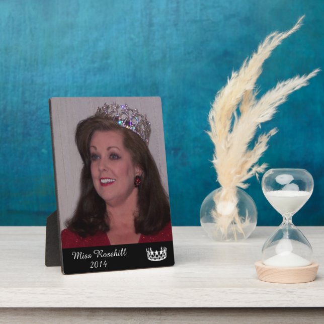 Custom Pageant Photo Plaque (Side)