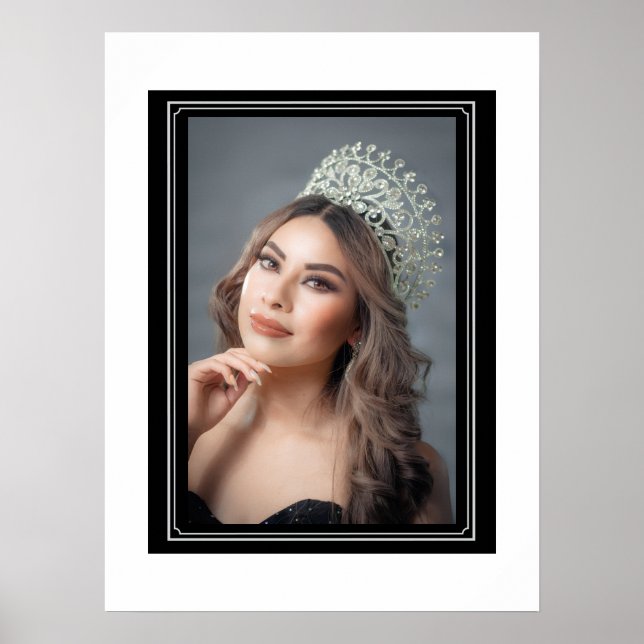 Custom Pageant Potrait Value Poster (Front)