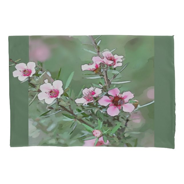 Custom Pair of Pillowcases, Standard Size Pillow Case (Front-Left)