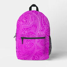 Custom Paisley Magenta Colorful Pattern Aesthetic