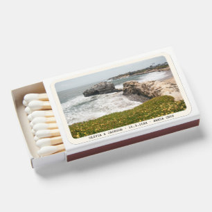 Custom Palm Tree Beach Wedding Favor Matches