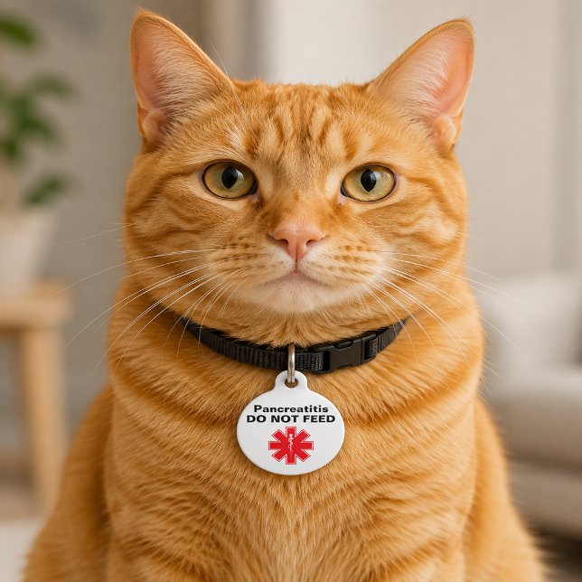 Custom Pancreatitis Do Not Feed Pet ID Tag (Creator Uploaded)