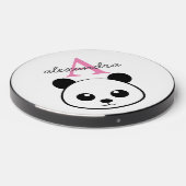 Custom Panda Monogram Wireless Charger – Cute  (Front 2)