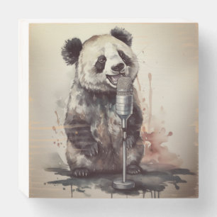 Custom Panda Music Factory Singing Box Sign