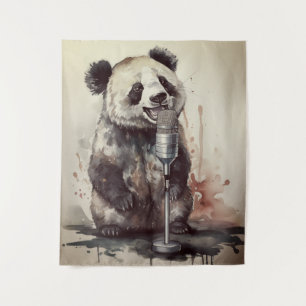 Custom Panda Music Factory Singing Tapestry