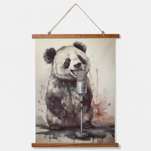 Custom Panda Music Factory Singing Tapestry
