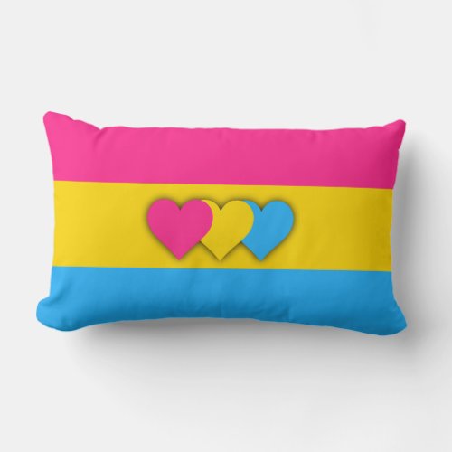 Custom Pansexuality flag pillow