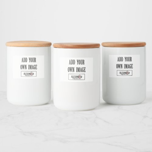 Custom Pantry Canister Food Label