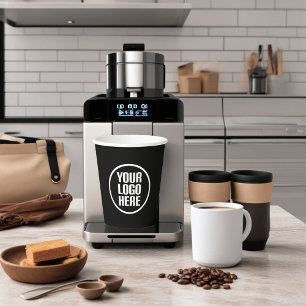 Custom paper coffee cups your logo party supplies