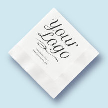 Custom Paper Napkins with Logo & Promotional Text
