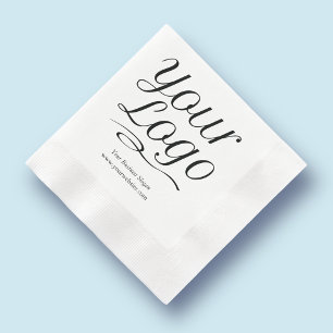 Custom Paper Napkins with Logo & Promotional Text