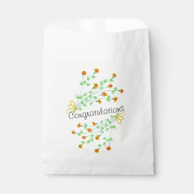 Custom Paper Party Favor Bag (Front)