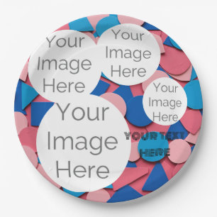 custom paper photo text template photo plates