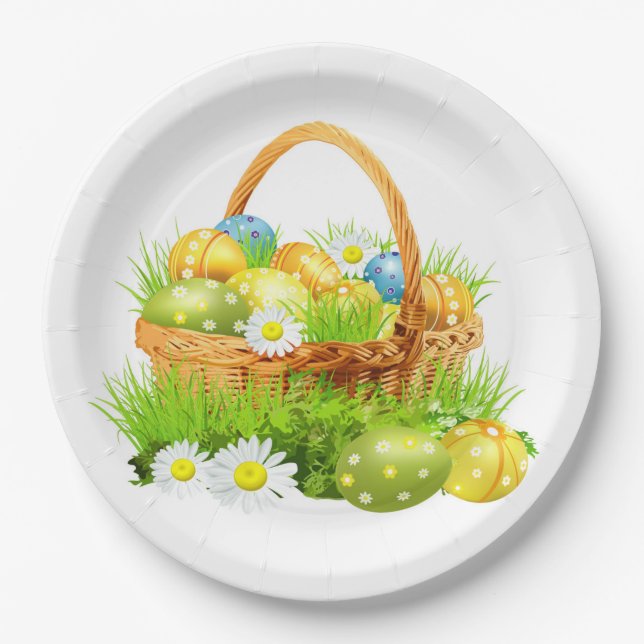 Custom Paper Plates/Happy Easter Plates (Front)