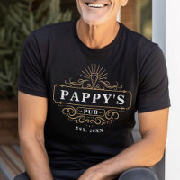 Custom Pappy's Pub Home Bar Year Established