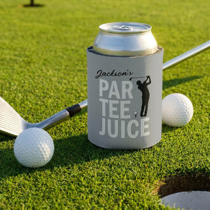 Custom Par Tee Juice Drink Can Cooler