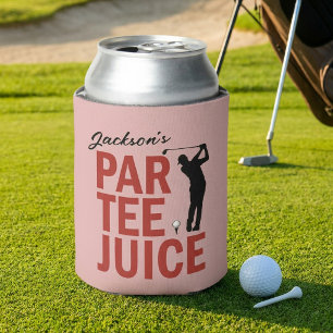 Custom Par Tee Juice Drink Can Cooler