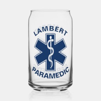 Custom Paramedic Emt Ems Can Glass by JerryLambert at Zazzle