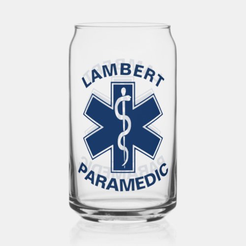 Custom Paramedic EMT EMS Can Glass