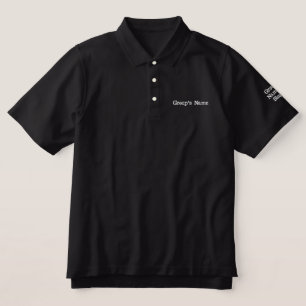 Custom Paranormal Investigation Team Embroidered Polo Shirt