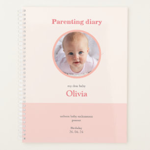 custom parenting diary notebook