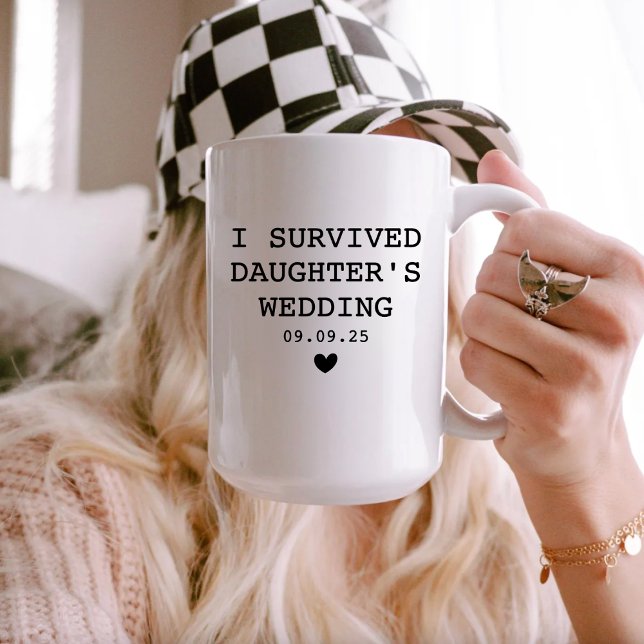 Custom Parents Brids Survived My Daughters Wedding Coffee Mug (Creator Uploaded)