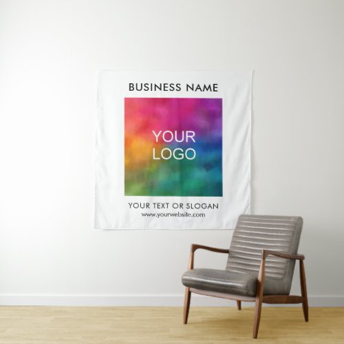 Custom Party Event Seminar Business Logo Template Tapestry