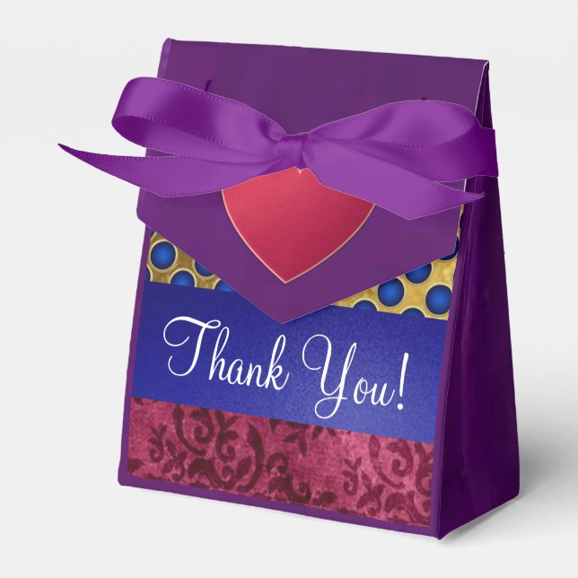 Custom Party Favor Gift Boxes (Front Side)