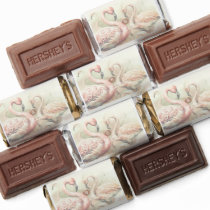 Custom Party Favors, Flamingo Party Candy Hershey's Miniatures