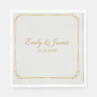 custom party napkins, wedding paper napkins, birth napkins