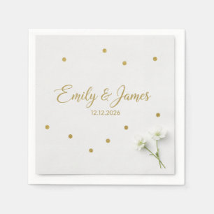 custom party napkins, wedding paper napkins, birth napkins
