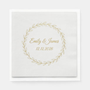 custom party napkins, wedding paper napkins, birth napkins