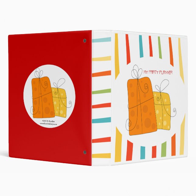 Custom Party Planner Binder (Background)