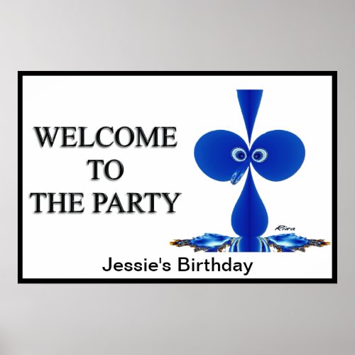 Custom Party Welcome Sign