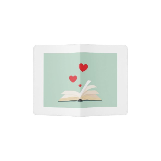 Custom Passport Holder FOR THE ***BOOK LOVER*** (Opened)