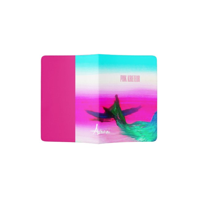 Custom Passport Holder + kaieteur + guyana (Opened)