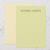 Custom pastel color personalized minimalist name (Front/Back)